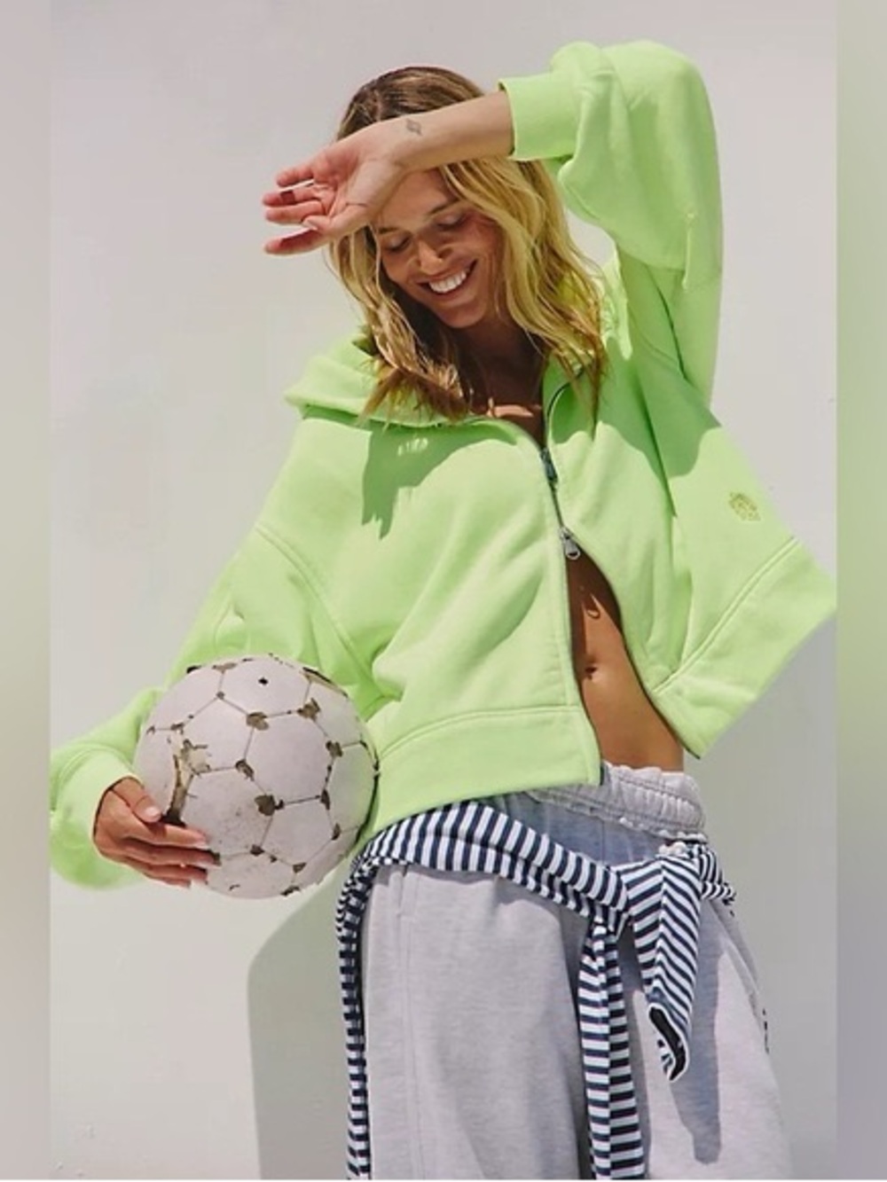 FP Movement A Cut above zip up hoodie